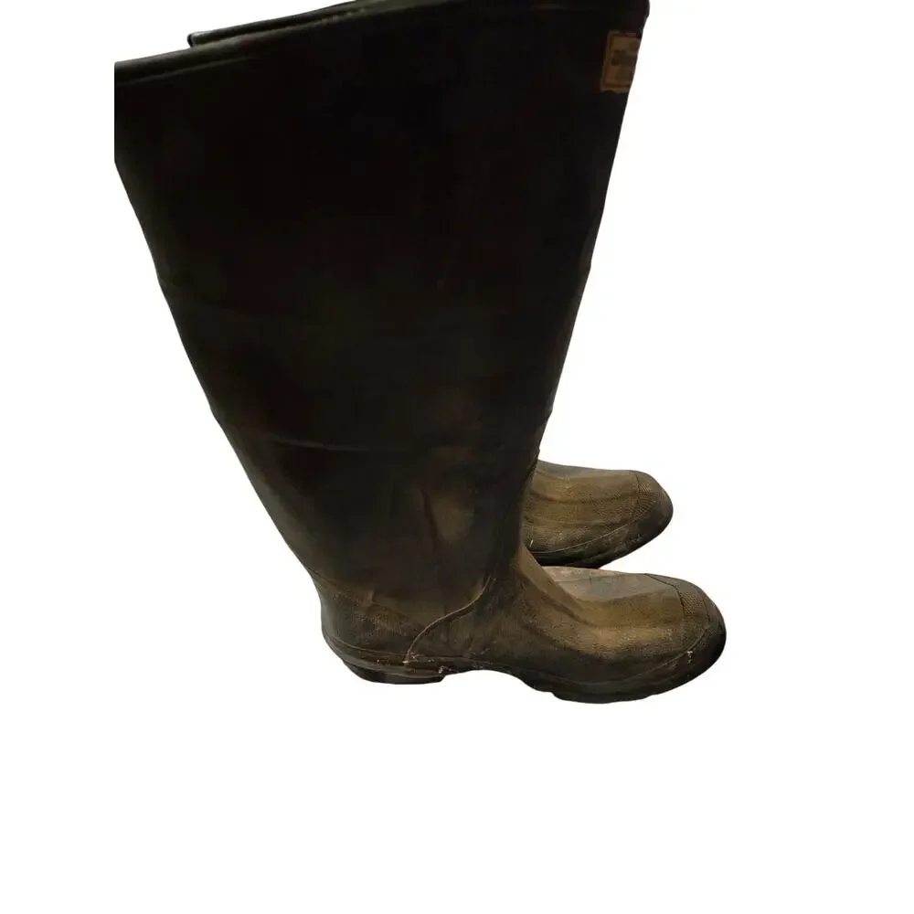 Vintage Sears Super Wearmaster Quality 424 Rubber Firefighter Hip Boots 3/4